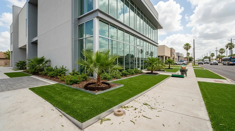 Commercial Artificial Grass Installation McAllen